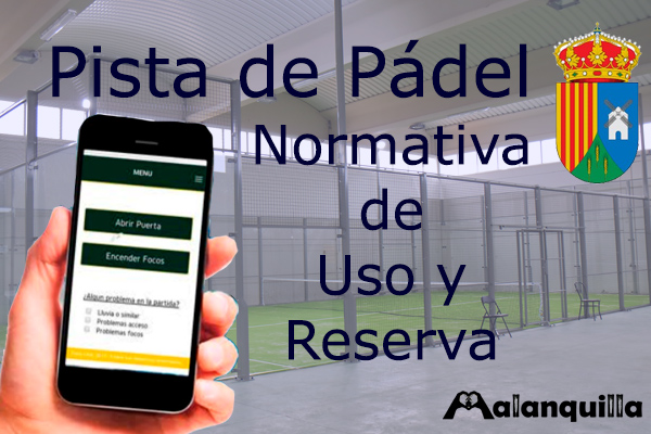 pista de padel cubierta de cesped artificial de malanquilla situada entre la comarca de calatayud y del aranda, acceso y reservas mediante la aplicación móvil